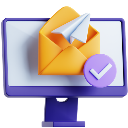 Envoyer un e-mail  3D Icon