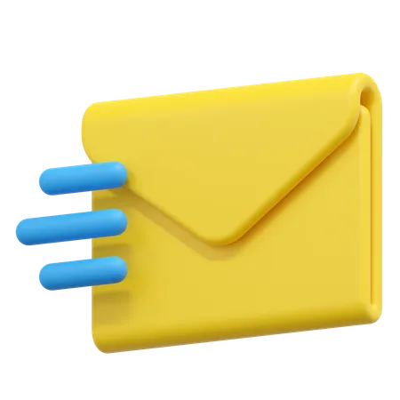 Envoyer un e-mail  3D Icon