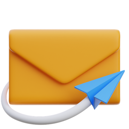 Envoyer un e-mail  3D Icon