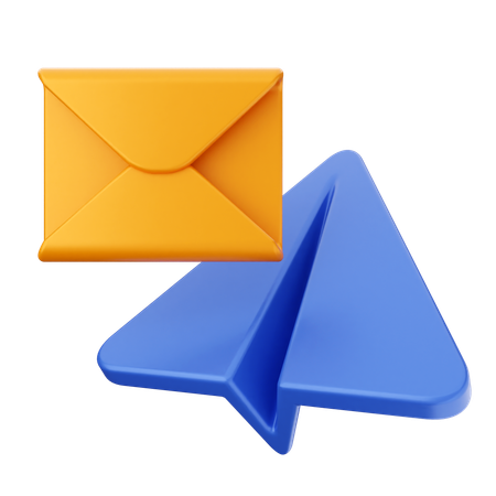 Envoyer un e-mail  3D Icon