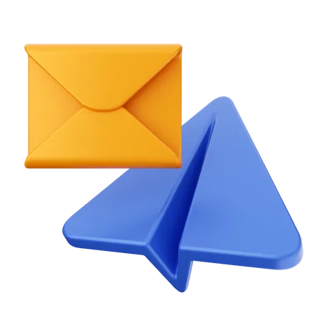 Envoyer un e-mail  3D Icon