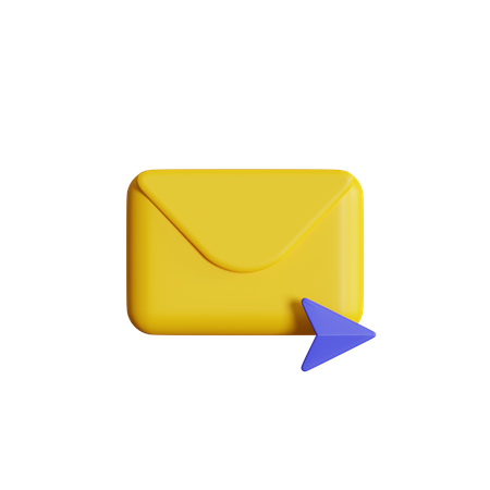 Envoyer un e-mail  3D Icon