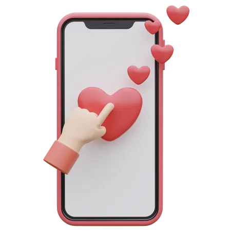 Envoyer de l'amour  3D Icon