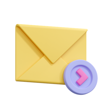 Envoyer un mail  3D Icon