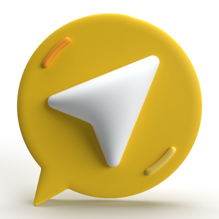 Envoyer le message  3D Icon