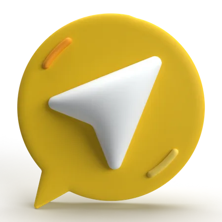 Envoyer le message  3D Icon