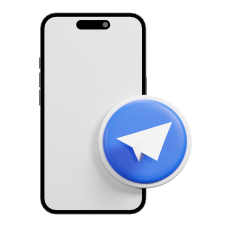 Envoyer un téléphone  3D Icon