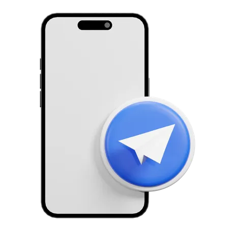 Envoyer un téléphone  3D Icon