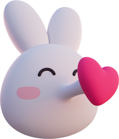 Envoyer un baiser  3D Icon