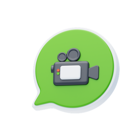 Envoyer une vidéo  3D Icon