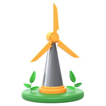 Éolienne  3D Icon