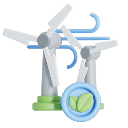 Éolienne  3D Icon