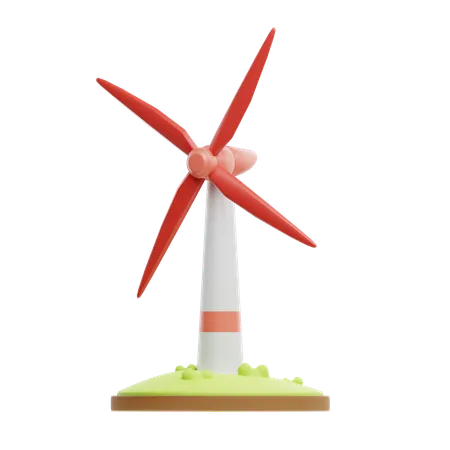 Éolienne  3D Icon