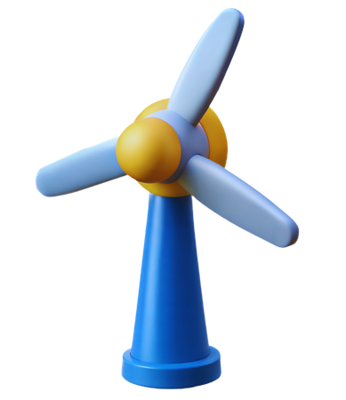 Éolienne  3D Icon