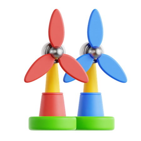 Éolienne  3D Icon