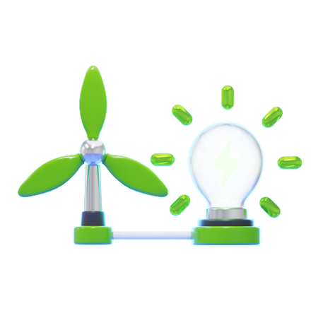 Éolienne  3D Icon