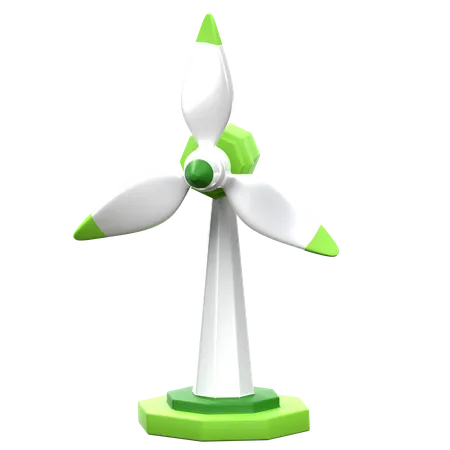 Éolienne  3D Icon