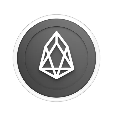 Eos Crypto  3D Illustration