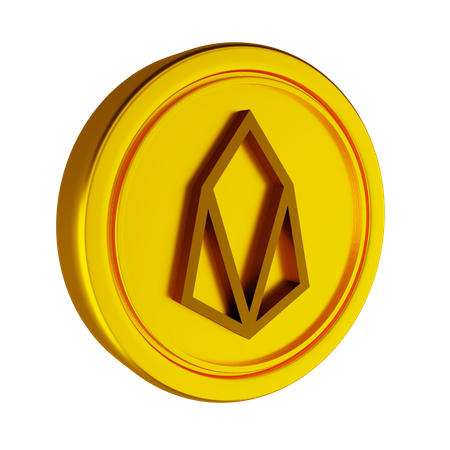 Eos Crypto Coin  3D Icon