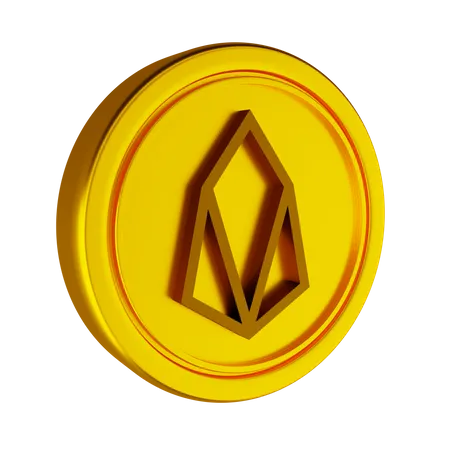 Eos Crypto Coin  3D Icon