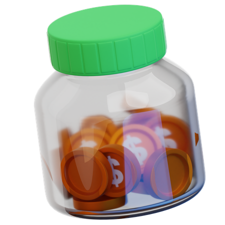 Économie  3D Icon