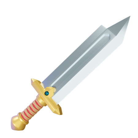 Épée barbare  3D Icon