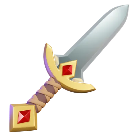 Épée barbare  3D Icon