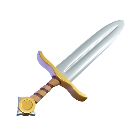 Épée barbare  3D Icon