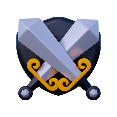 Bouclier d'épée  3D Icon