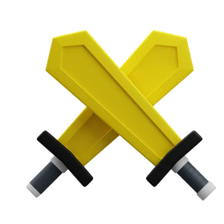 Épée de combat  3D Icon