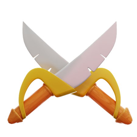 Épée de pirate  3D Icon