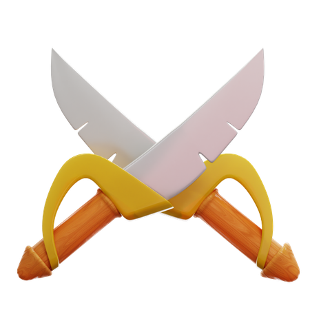 Épée de pirate  3D Icon