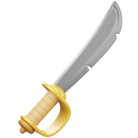 Épée de pirate  3D Icon