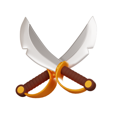 Épée de pirate  3D Icon