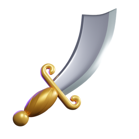 Épée de pirate  3D Icon