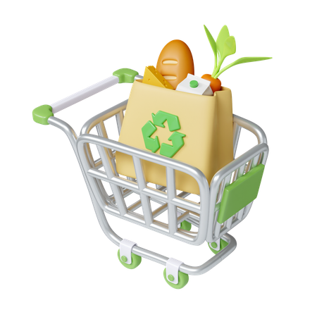 Faire les courses  3D Icon