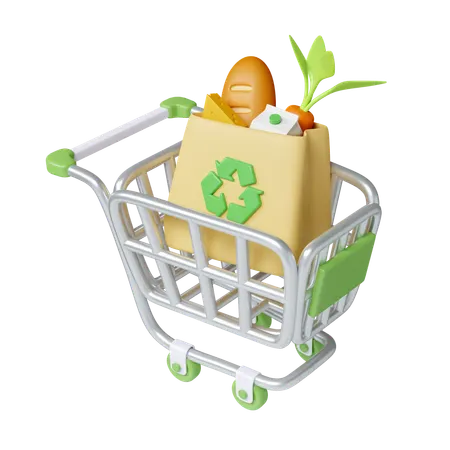 Faire les courses  3D Icon