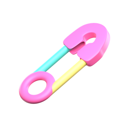 Épingle de sûreté pour bébé  3D Icon