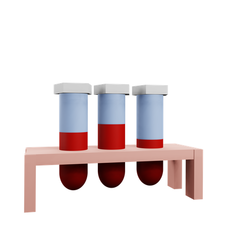Des tubes à essai  3D Icon
