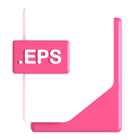 EPS-Erweiterung  3D Icon