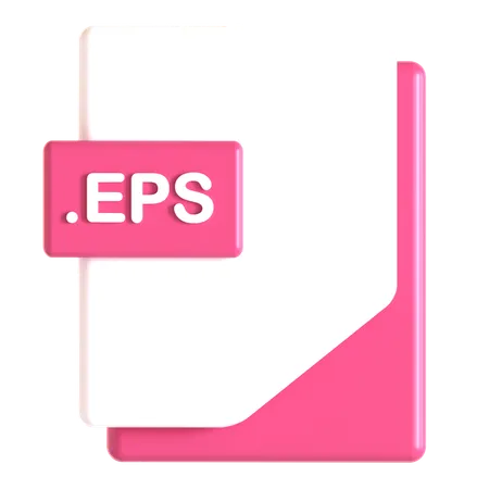 EPS-Erweiterung  3D Icon