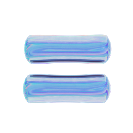 Equal  3D Icon