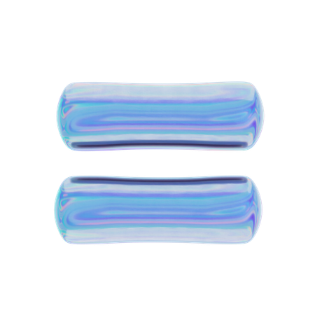 Equal  3D Icon