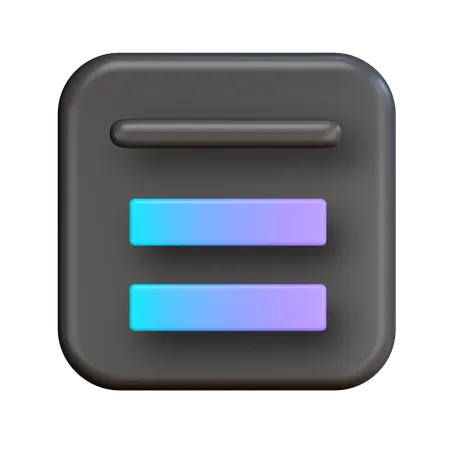 Equal  3D Icon
