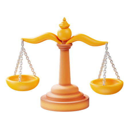 Equality Balance  3D Icon