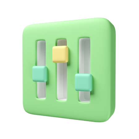 Equalizador  3D Icon