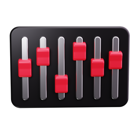 Equalizer  3D Icon