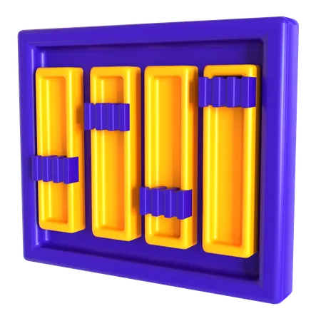 イコライザ  3D Icon