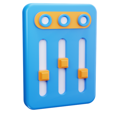 Equalizer  3D Icon