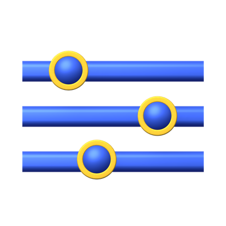 Equalizer  3D Icon
